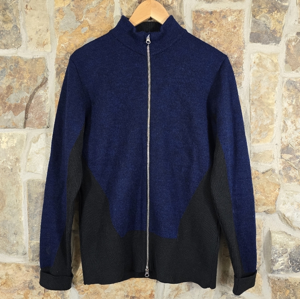 Kjus Merino Wool 50 M Full Zip Jacket Coat Sweater